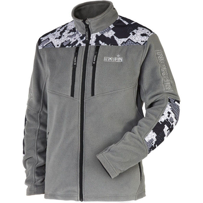 Джемпер флисовый NORFIN GLACIER CAMO 05 размер XXL 477205-XXL